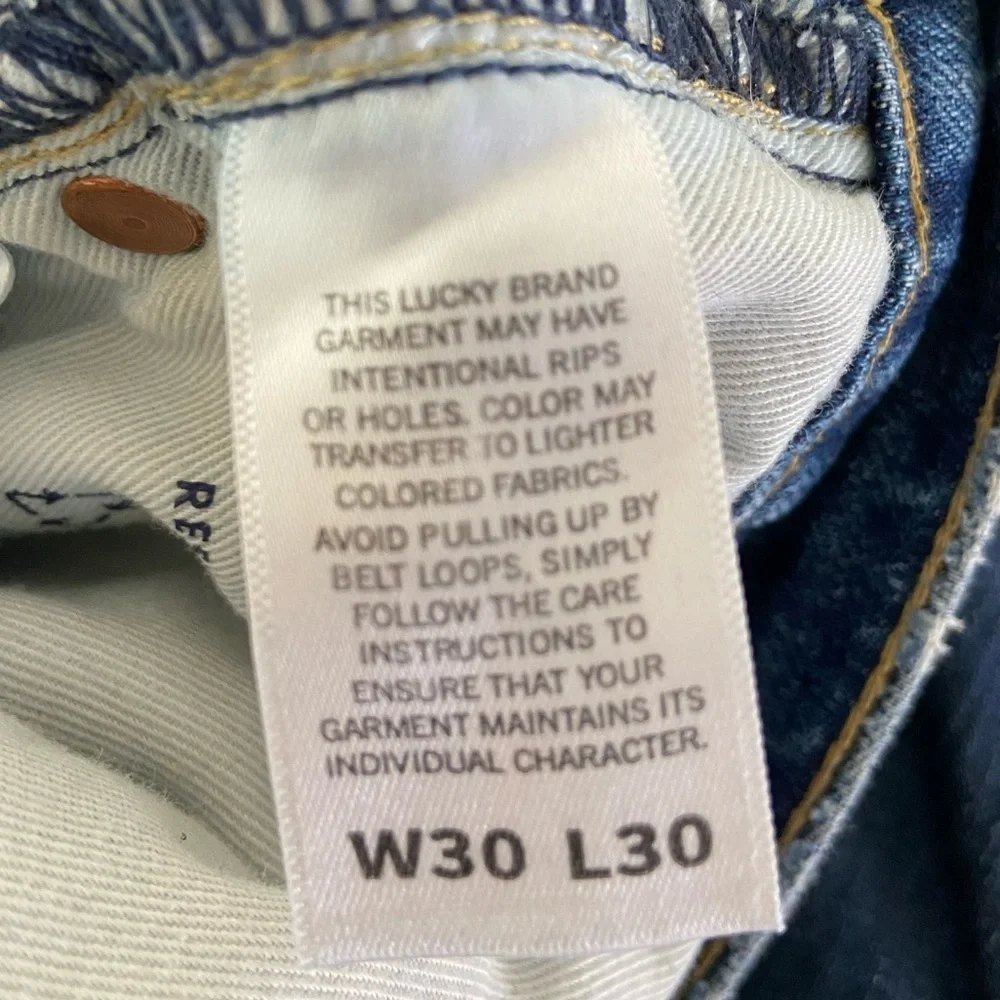Lucky Brand Men's 410 Athletic Straight Hemp Jean 30 x 30 Style 7M13553 Drake
